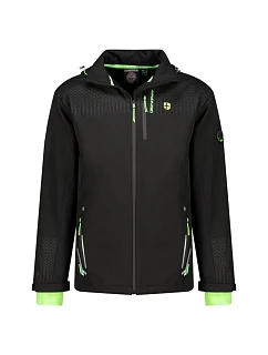 Geographical Norway Pánska softshellová bunda Trelino Black-Green Db Men 0124 black / green (WZ8556H/GN-Black / Green)