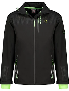 Geographical Norway Pánska softshellová bunda Trelino Black-Green Db Men 0124 black / green (WZ8556H/GN-Black / Green)
