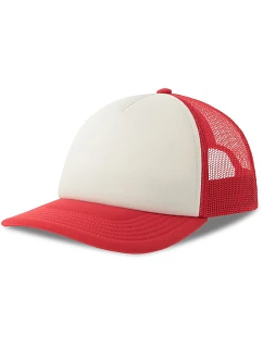 Atlantis Headwear Kid Rapper-S 5-panelová truckerová čiapka 33.0295 biela/červená