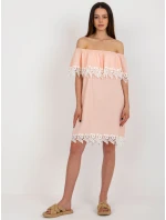 LK SK 506987 šaty.04X broskyňa LK SK 506987 šaty.04X broskyňa