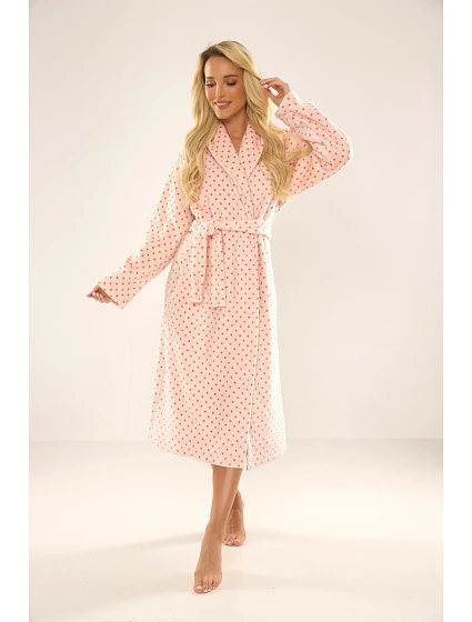 Dlouhý dámský župan model 17728936 Melanie S2XL - De Lafense