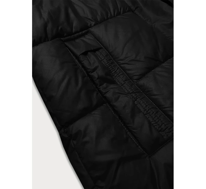 Černá dámská zimní bunda s kapucí model 21248572 - Glakate