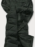 Dámska vesta s kapucňou army (5M720-136)