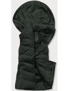 Dámska vesta s kapucňou army (5M720-136)