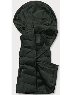 Dámska vesta s kapucňou army (5M720-136)