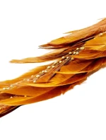 OZDOBNÝ VTÁK NA KLIPE 38CM ZLATÝ