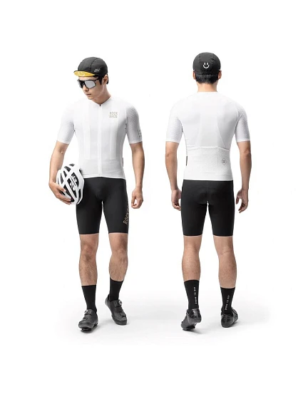 Cyklistický dres Diamond s krátkým rukávem velikost  bílý model 22114119 - Rockbros