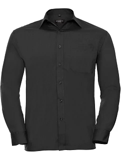 Popelínová košile s dlouhým rukávem 11. black model 22475486 - Russell Athletic