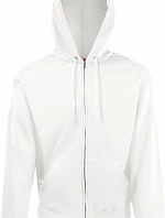 Fruit of the Loom Classic Hooded Sweat Jacket Mikina s kapucňou 16.2062 biela