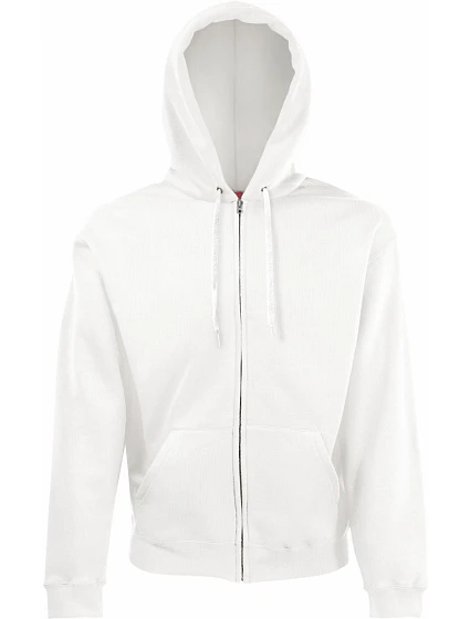 Fruit of the Loom Classic Hooded Sweat Jacket Mikina s kapucňou 16.2062 biela Fruit of the Loom Classic Hooded Sweat Jacket Mikina s kapucňou 16.2062 biela