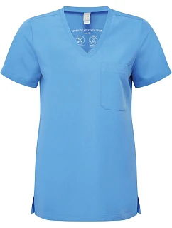 Onna NN 300 Dámsky strečový sveter s výstrihom do V 39.N300 ceil blue
