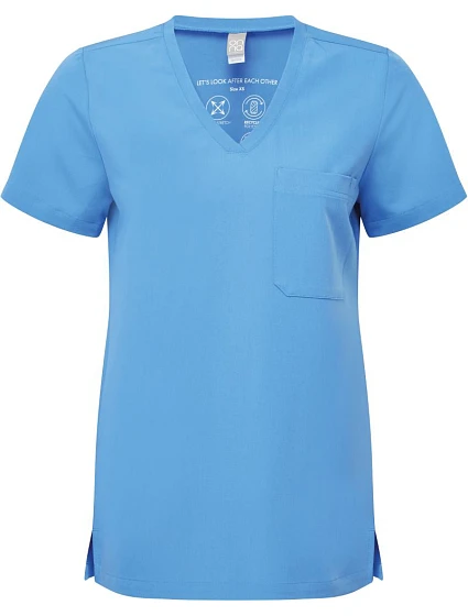Onna NN 300 Dámsky strečový sveter s výstrihom do V 39.N300 ceil blue Onna NN 300 Dámsky strečový sveter s výstrihom do V 39.N300 ceil blue