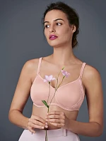 Mäkká podprsenka Lace Rose s penovou výplňou 5618 rosewood - RosaFaia