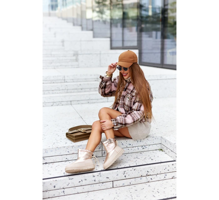 Damskie Śniegowce Big Star II274121 Beżowe Damskie Śniegowce Big Star II274121 Beżowe