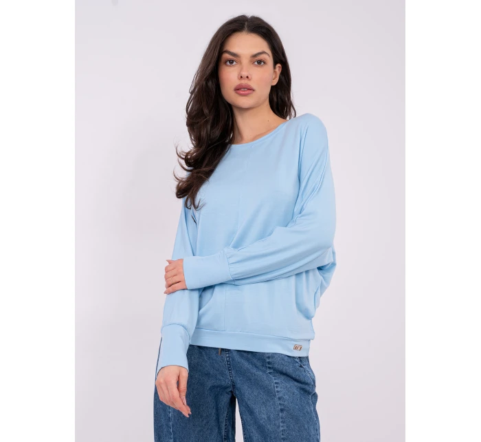 Bluzka RV BZ A model 21807979 jasny niebieski - FPrice Bluzka RV BZ A model 21807979 jasny niebieski - FPrice