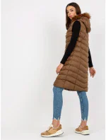 Dámska vesta RV KZ 008.00P hnedá