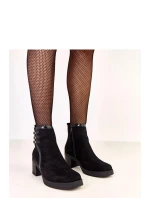 Topánky na podpätku A8222 čierne - Solea Topánky na podpätku A8222 čierne - Solea