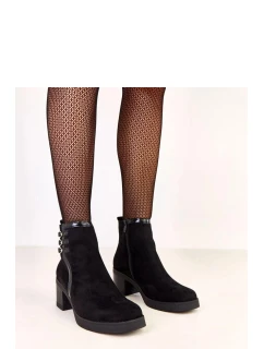 Topánky na podpätku A8222 čierne - Solea
