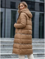 Dámská zimní dlouhá velbloudí bunda Dstreet model 21991791 - FashionStreet