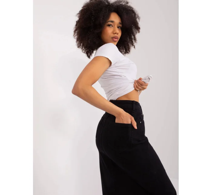 Černá vypasovaná džínová maxi sukně model 19770047 - Factory Price