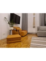 SKLADACÍ GYMNASTICKÝ MATRAC HNEDÝ 180CM LAVIČKA