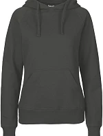 Neutral O 83101 Dámska mikina s kapucňou z bio bavlny 77.8311 charcoal