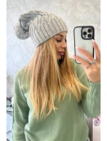 Fleecová čiapka Paulina K227 svetlo šedá Fleecová čiapka Paulina K227 svetlo šedá