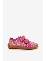 Dětské domácí boty Barefoot  Canvas Růžové model 22007296 - Froddo