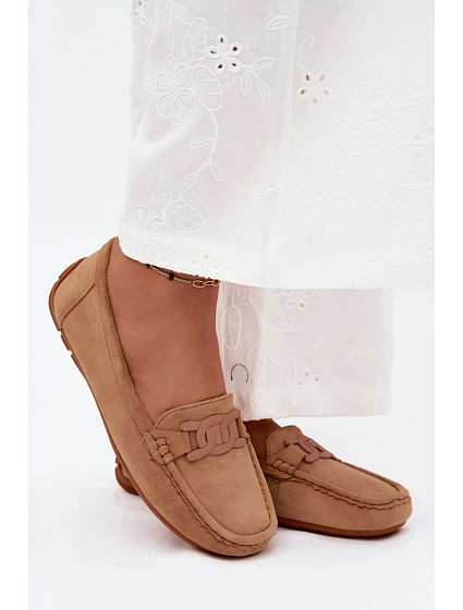 Dámské módní semišové mokasíny Camel model 22220694 - Boto Dámské módní semišové mokasíny Camel model 22220694 - Boto