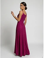 CHIARA večerní maxi šaty bez ramínek fuchsiová model 22210927 - numoco CHIARA večerní maxi šaty bez ramínek fuchsiová model 22210927 - numoco