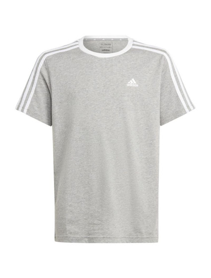 Adidas Essentials 3-Stripes Cotton Loose Fit Boyfriend Tee Jr IC3637 Tričko s prúžkami