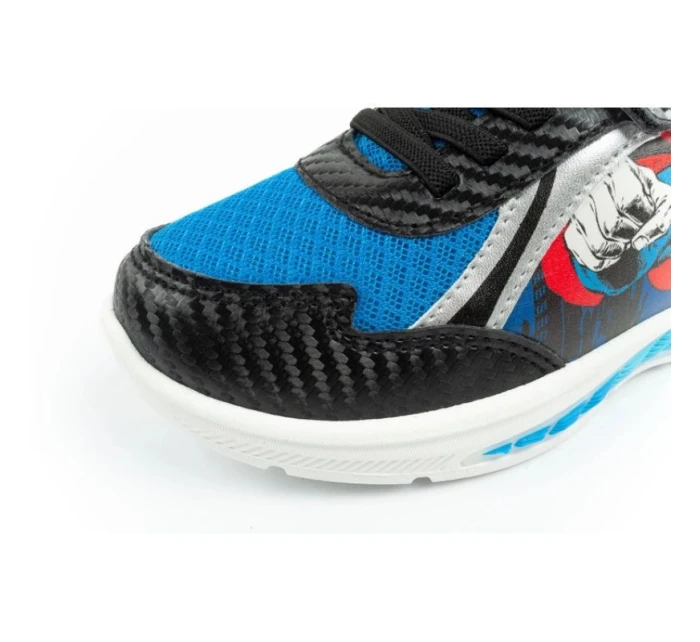 Leomil Detská športová obuv Tenisky pre chlapcov Superman LED