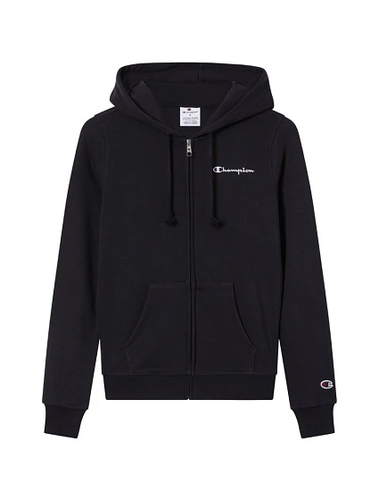 Dámská mikina s kapucí na zip černá model 22119569 KK001 - CHAMPION