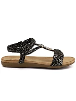 Dámské nazouvací sandály černé model 22130011 - Artiker