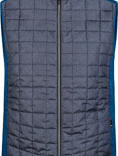 JN 740 Pánská pletená hybridní vesta model 22489286 royal melange/anthracite melange - Daiber