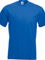 Tričko Fruit of the Loom Super Premium T 16.1044, kráľovská modrá