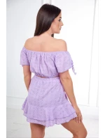 Vyšívaná sada vo fialovej farbe