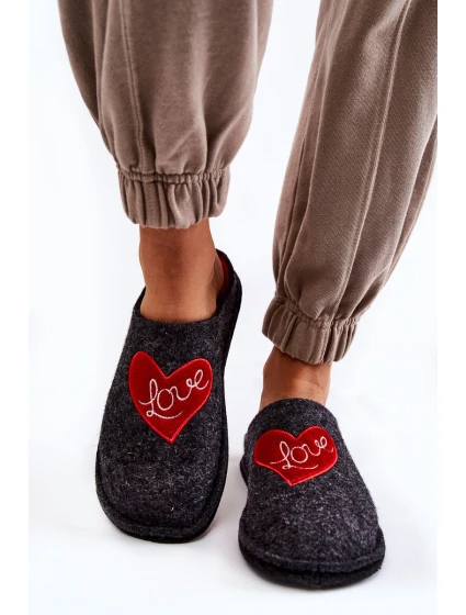 Domácí pantofle Big Star model 21600947 Černá a červená - Big Star Shoes