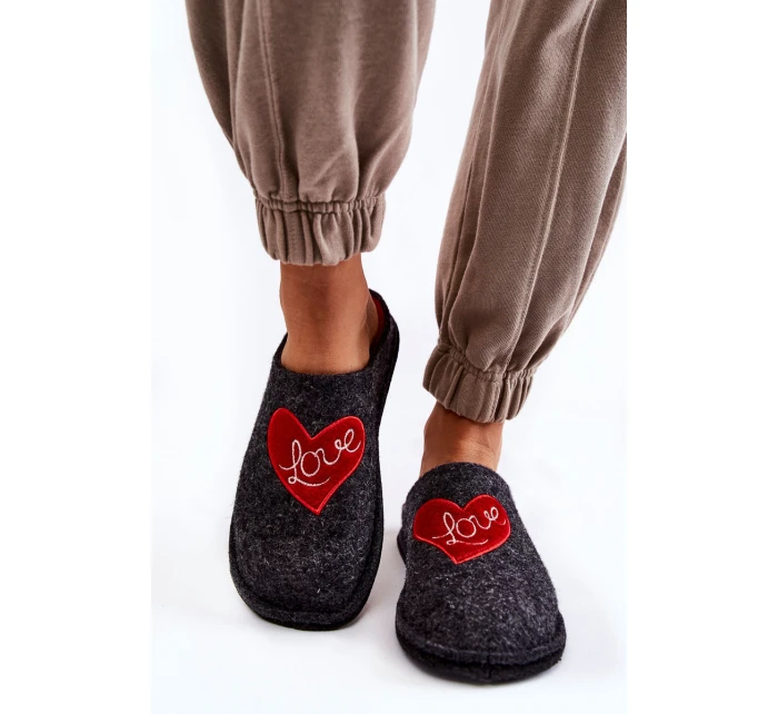 Domácí pantofle Big Star model 21600947 Černá a červená - Big Star Shoes