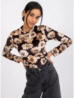 Blúzka DHJ BZ 6291.56P čierna a béžová Blúzka DHJ BZ 6291.56P čierna a béžová