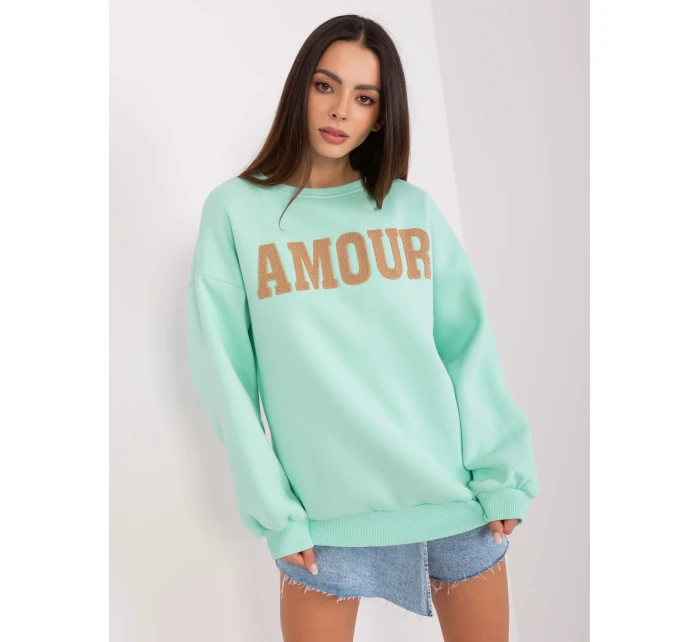 Bluza EM BL 617 model 18909349 mietowy - FPrice Bluza EM BL 617 model 18909349 mietowy - FPrice