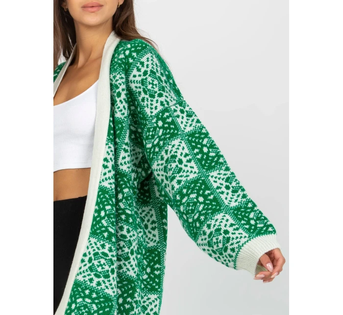 Dámsky sveter LC SW 0301 biely zelený Dámsky sveter LC SW 0301 biely zelený