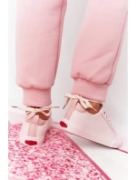 Dámské Kožené Tenisky CROSS JEANS HH2R4004C Růžové Dámské Kožené Tenisky CROSS JEANS HH2R4004C Růžové