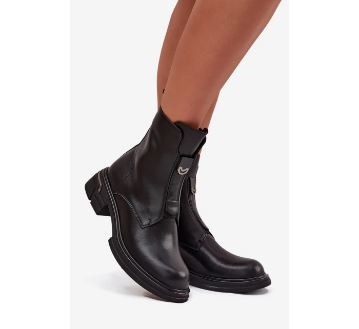 Dámske členkové topánky Karisse - čierne Dámske členkové topánky Karisse - čierne