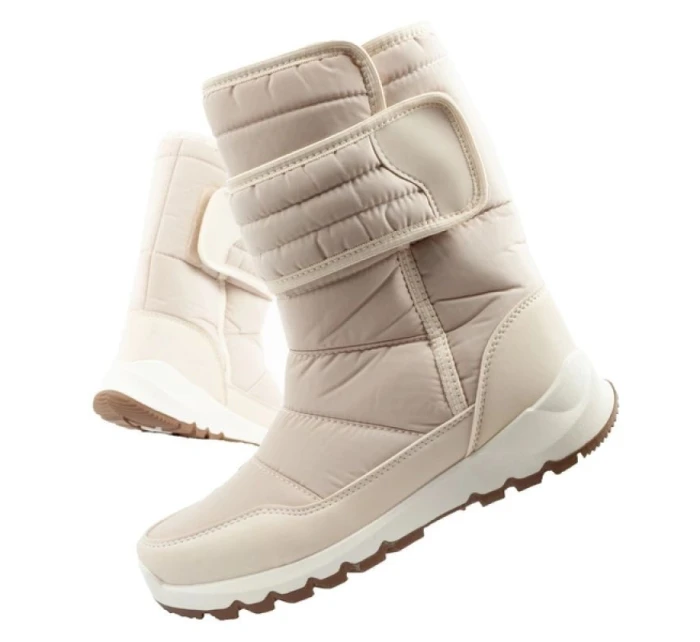 Dámske snehové topánky EW-25-9011 Beige with ecru - Easy Way