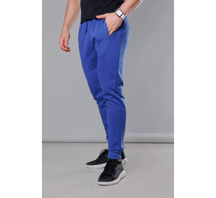 Modré pánske teplákové nohavice (68XW01-15) Modré pánske teplákové nohavice (68XW01-15)