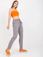 Nohavice D73761M61869L šedé