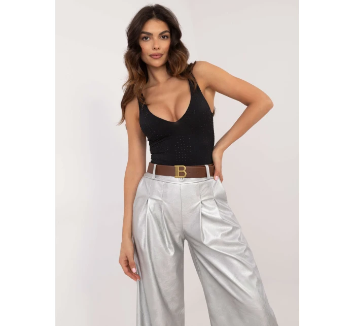 Spodnie DHJ SP model 20606108 srebrny - FPrice