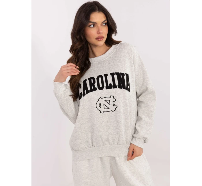 Mikina EM BL 857 1.02X svetlo šedá