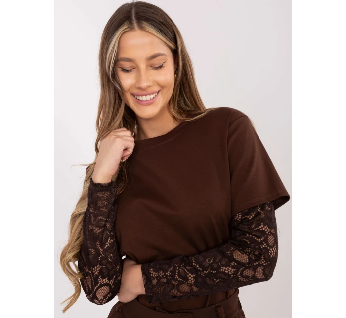 Blúzka MI BZ 4227.61 hnedá